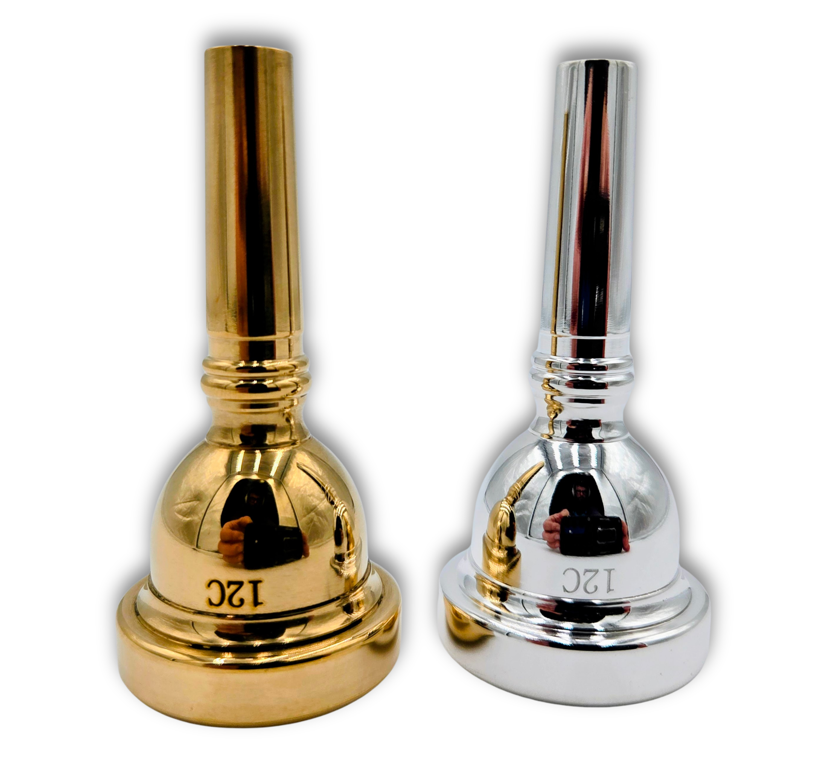 12C Trombone Mouthpiece – Small Shank  - Silver or Gold Plated