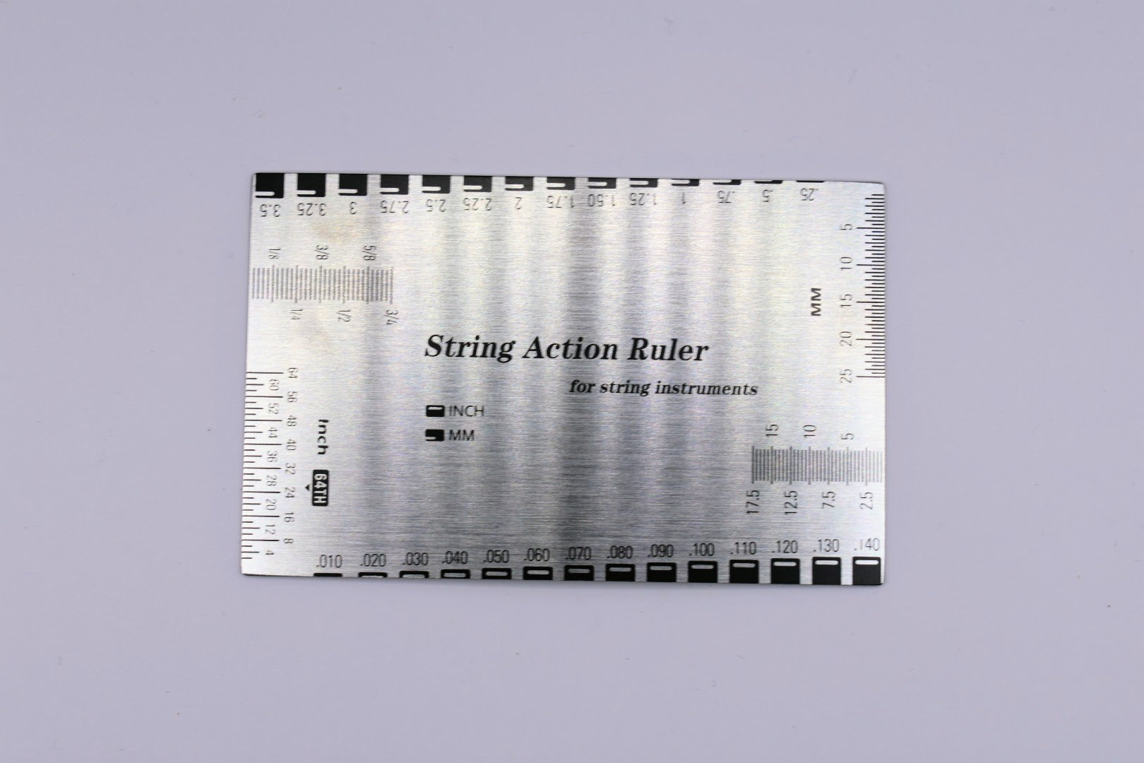 Precision Guitar String Action Gauge Ruler – Measure & Adjust with Accuracy