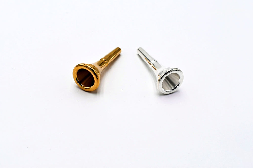 French Horn Mouthpiece – Silver or Gold Plated – Premium Brass Construction