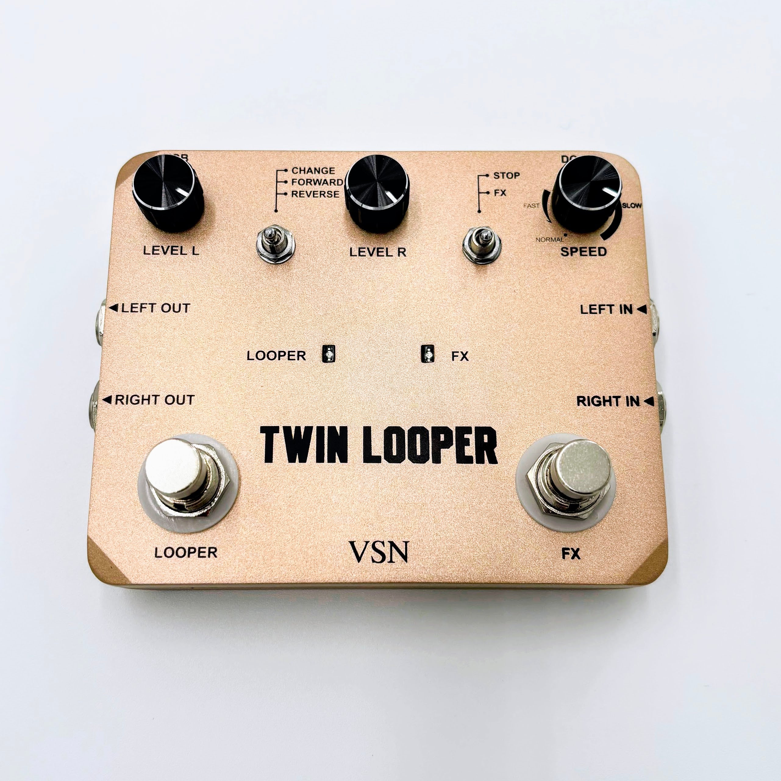 VSN / Rowin LTL-02 Twin Looper Guitar Pedal – Dual Channel, 10-Minute Recording