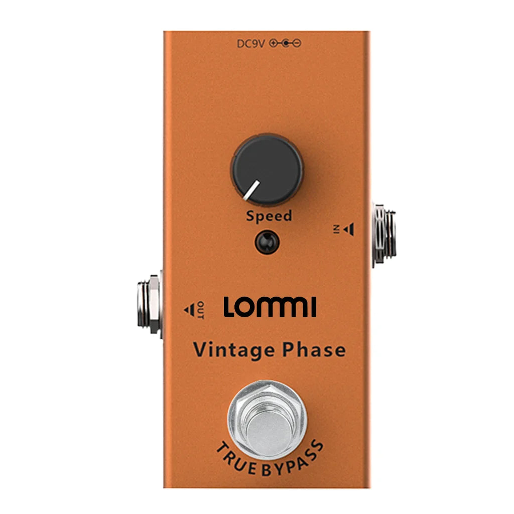 LOMMI Vintage Phase Guitar Pedal - Phaser Mini Pedal