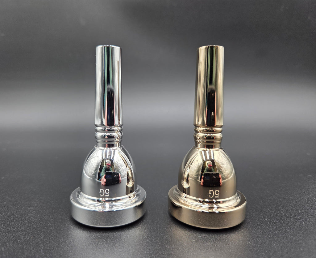 5G Trombone Mouthpiece – Large Shank – Silver or Gold Plated