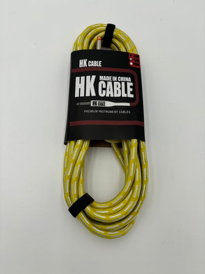 Guitar Cable - 5m (15 ft plus) - Straight Angle Jacks