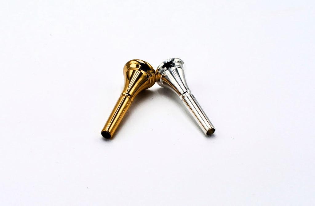 French Horn Mouthpiece – Silver or Gold Plated – Premium Brass Construction