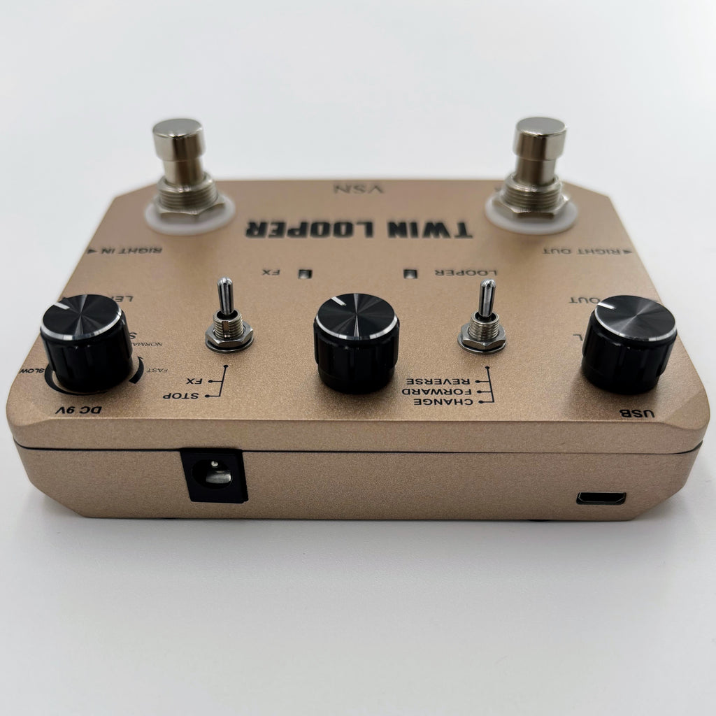 VSN / Rowin LTL-02 Twin Looper Guitar Pedal – Dual Channel, 10-Minute Recording