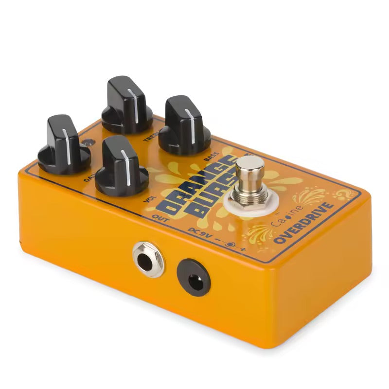 Caline CP-516 Orange Burst Overdrive Guitar Pedal - 2nd Gen