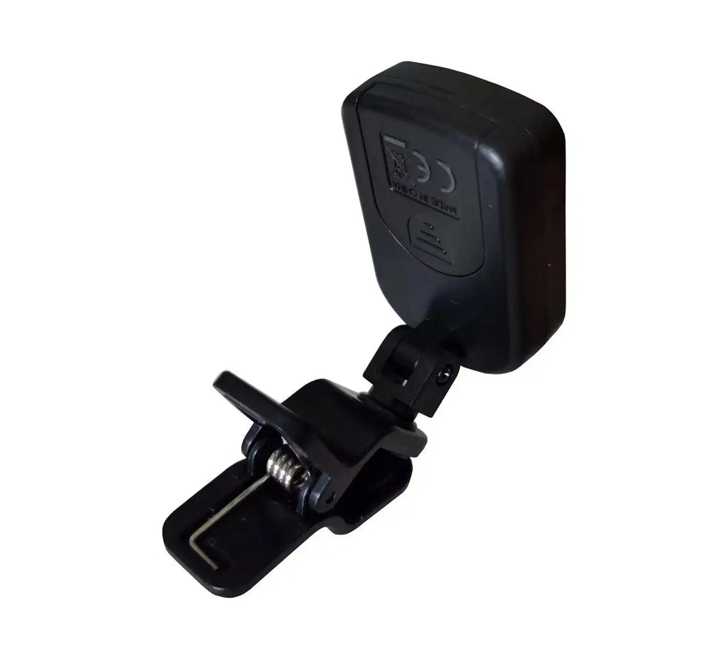 Clip-On Tuner for Guitar, Bass, Violin & Ukulele – Rotating Display