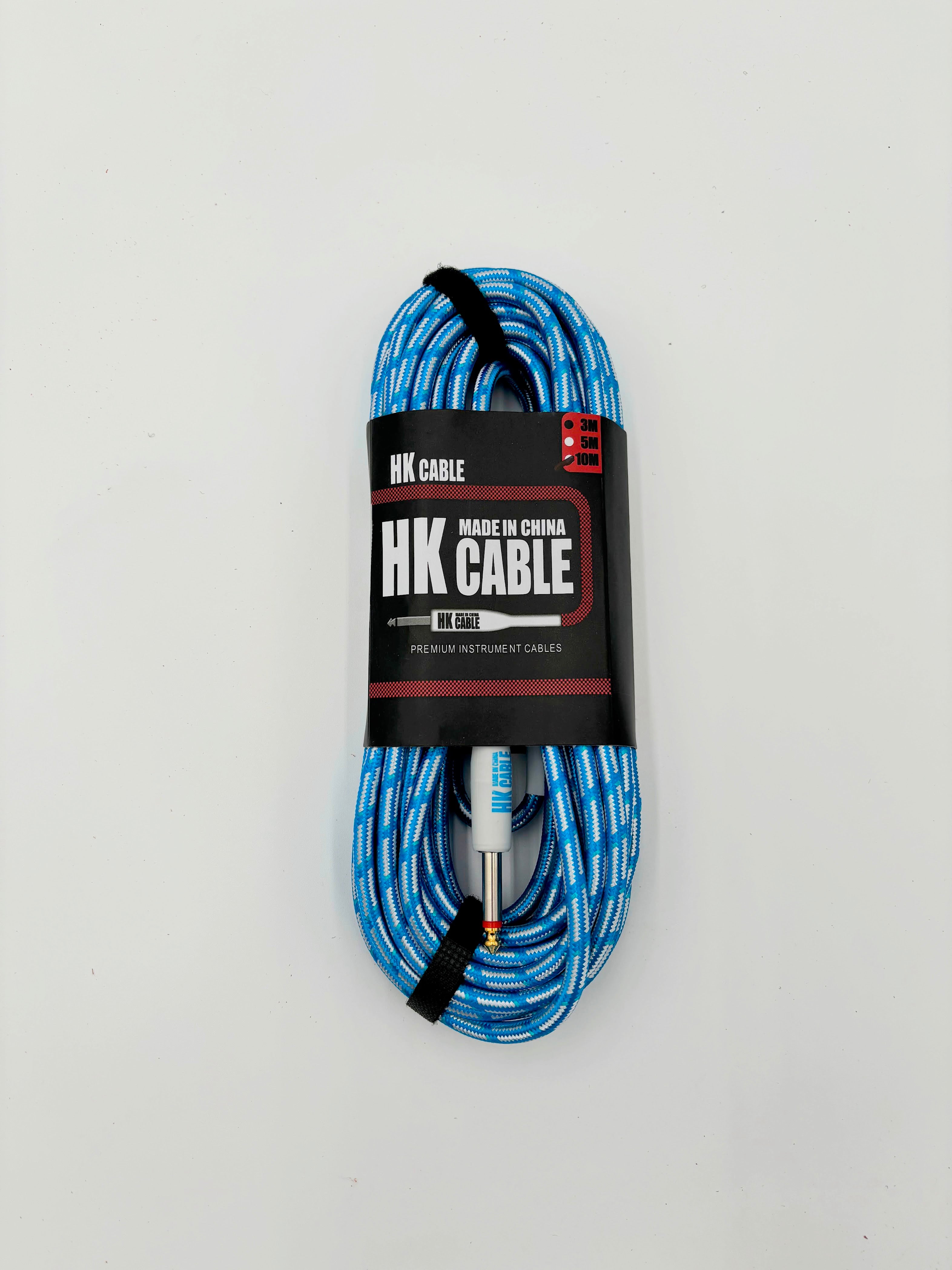 Premium 10m (30 ft) Guitar Cable – Straight Angle Jacks – High-Fidelity, Durable Design