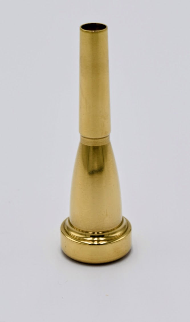 Heavyweight Megatone-Style Trumpet Mouthpiece – 3C, 5C, 7C – Gold or Silver Finish