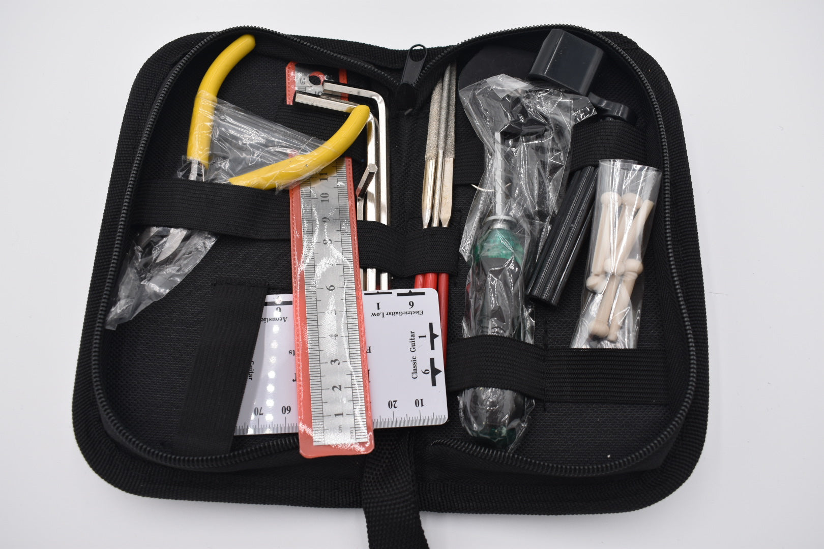 Guitar Repair & Maintenance Kit – 17-Piece Luthier Tool Set for Acoustic, Electric & Bass Guitars