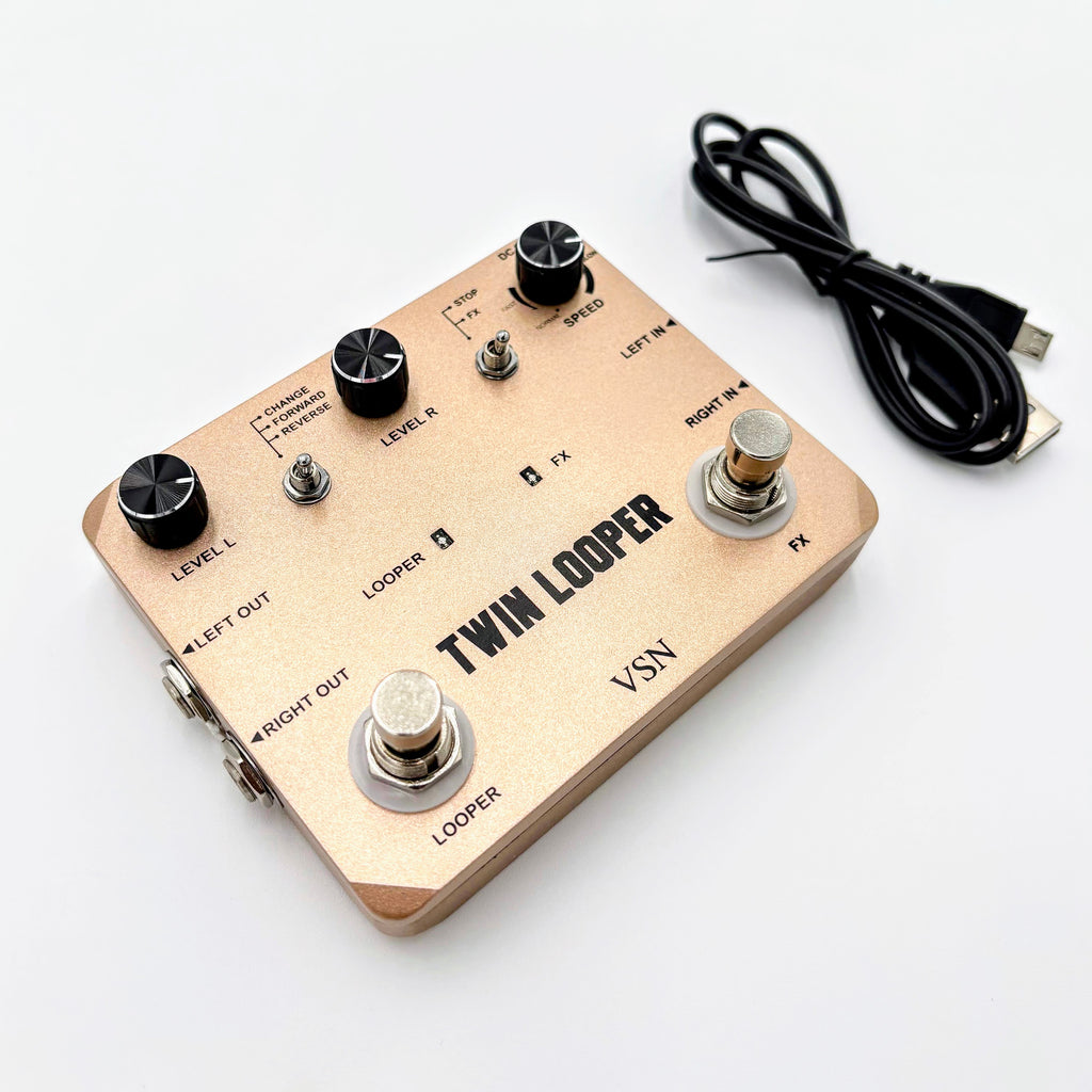 VSN / Rowin LTL-02 Twin Looper Guitar Pedal – Dual Channel, 10-Minute Recording