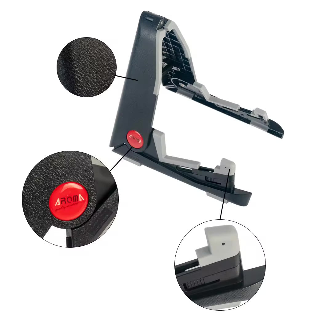 Aroma Folding Guitar Stand – Portable, Durable & Universal Fit