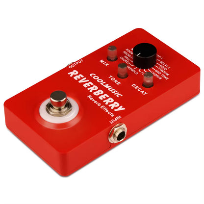 Coolmusic Reverberry Digital Reverb Guitar Pedal - 16 Effects