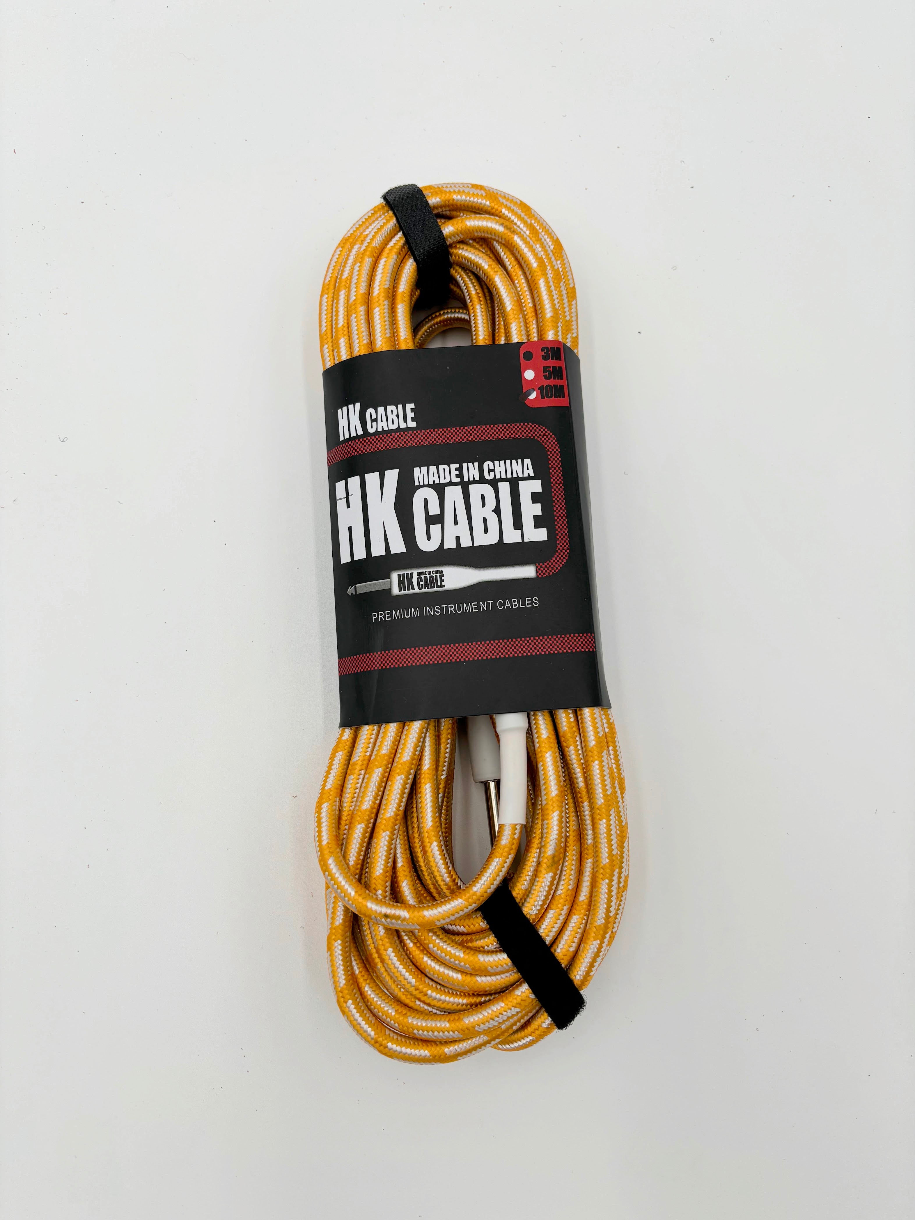 Premium 10m (30 ft) Guitar Cable – Straight Angle Jacks – High-Fidelity, Durable Design