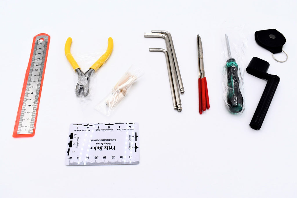 Guitar Repair & Maintenance Kit – 17-Piece Luthier Tool Set for Acoustic, Electric & Bass Guitars