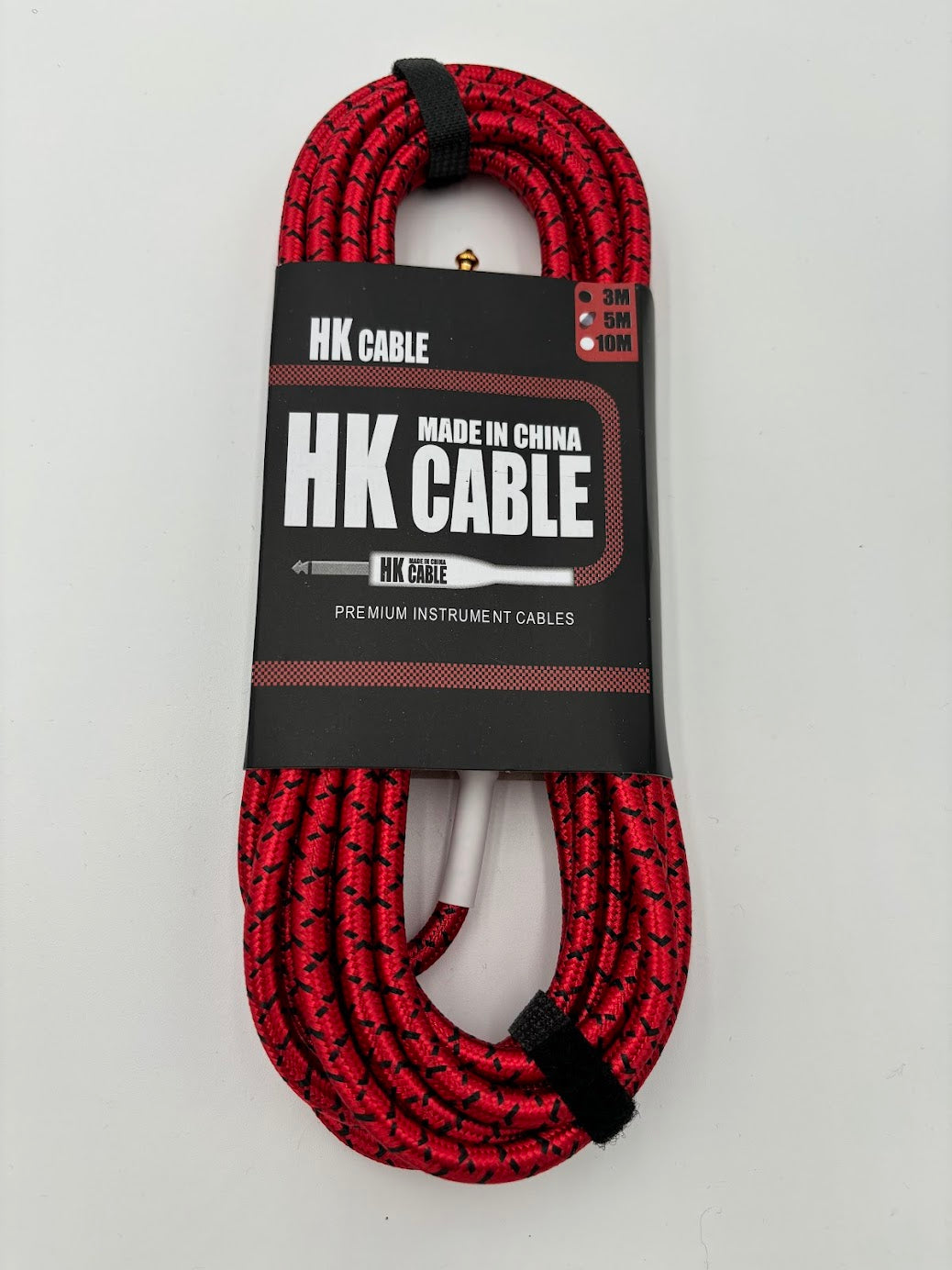 Guitar Cable - 5m (15 ft plus) - Straight Angle Jacks