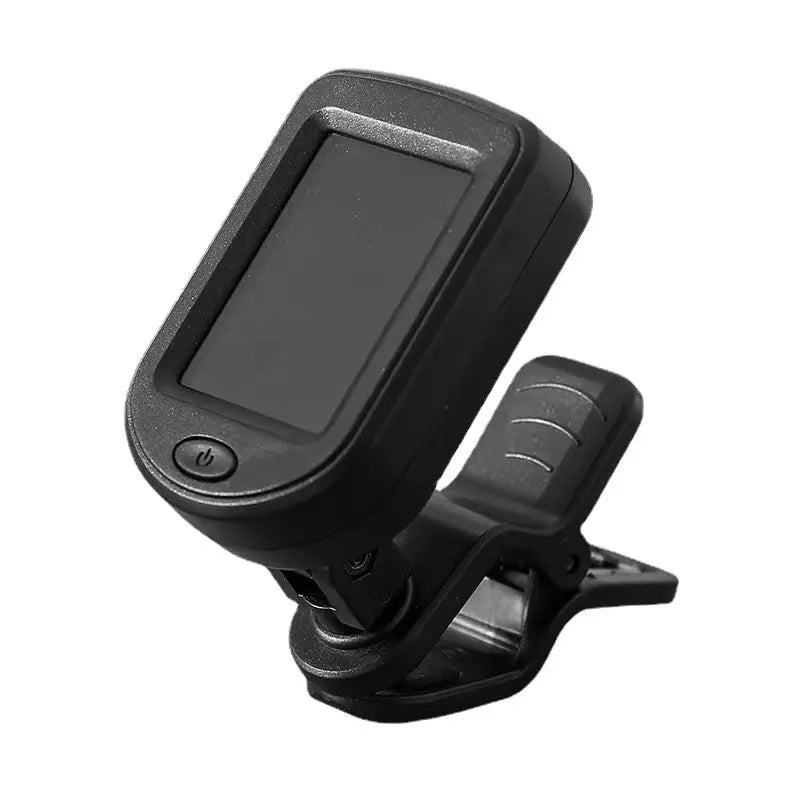 Clip-On Tuner for Guitar, Bass, Violin & Ukulele – Rotating Display