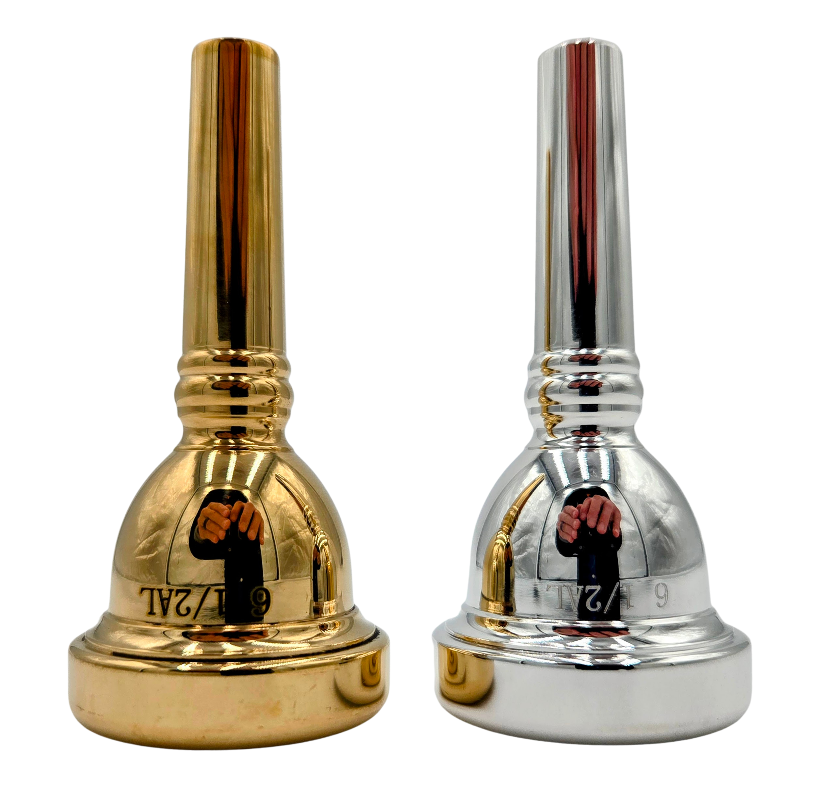 6 1/2AL Trombone Mouthpiece – Small Shank – Silver/Gold Plated - 6.5AL