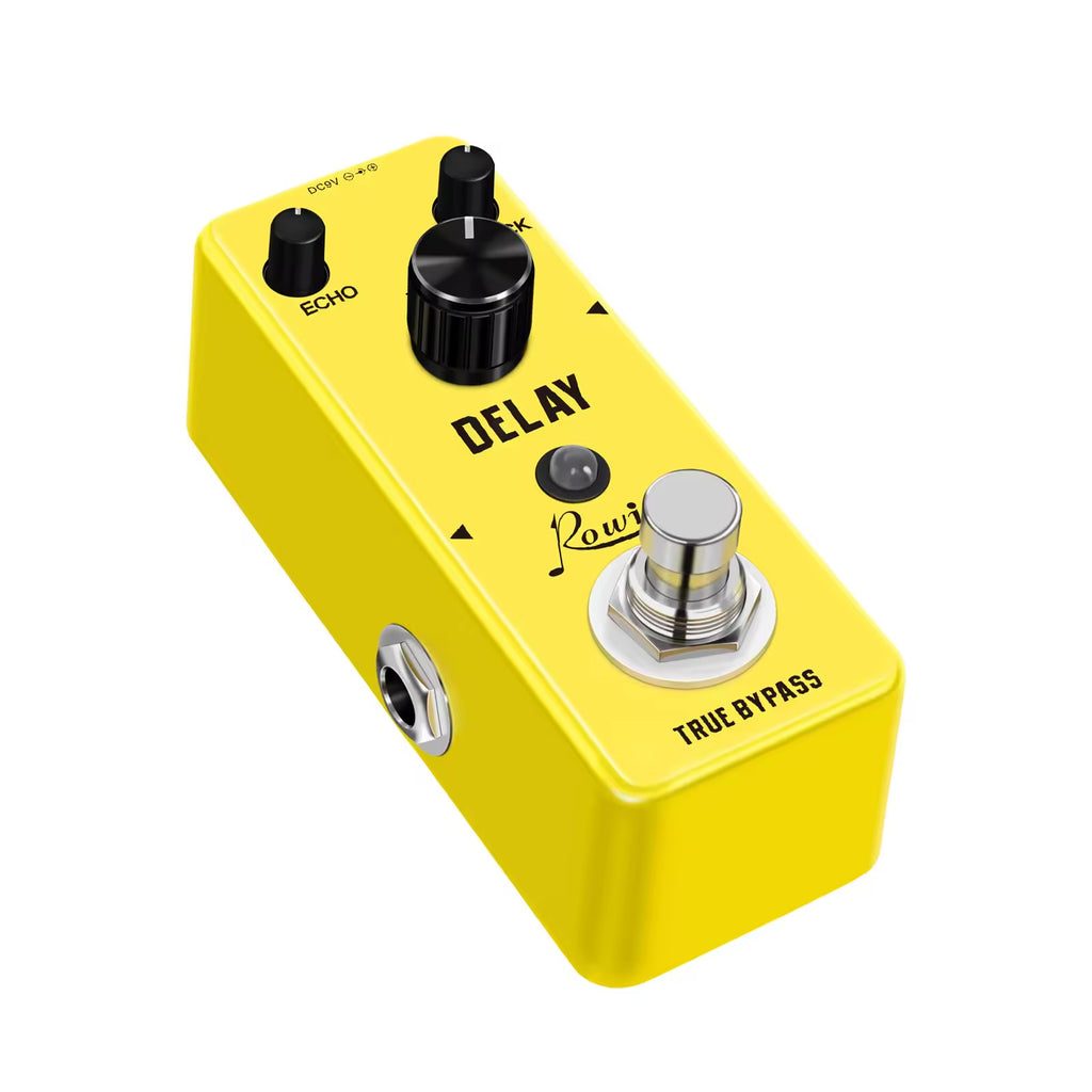 Rowin LEF-314 Delay Guitar Effects Pedal – Compact, True Bypass, and Reliable