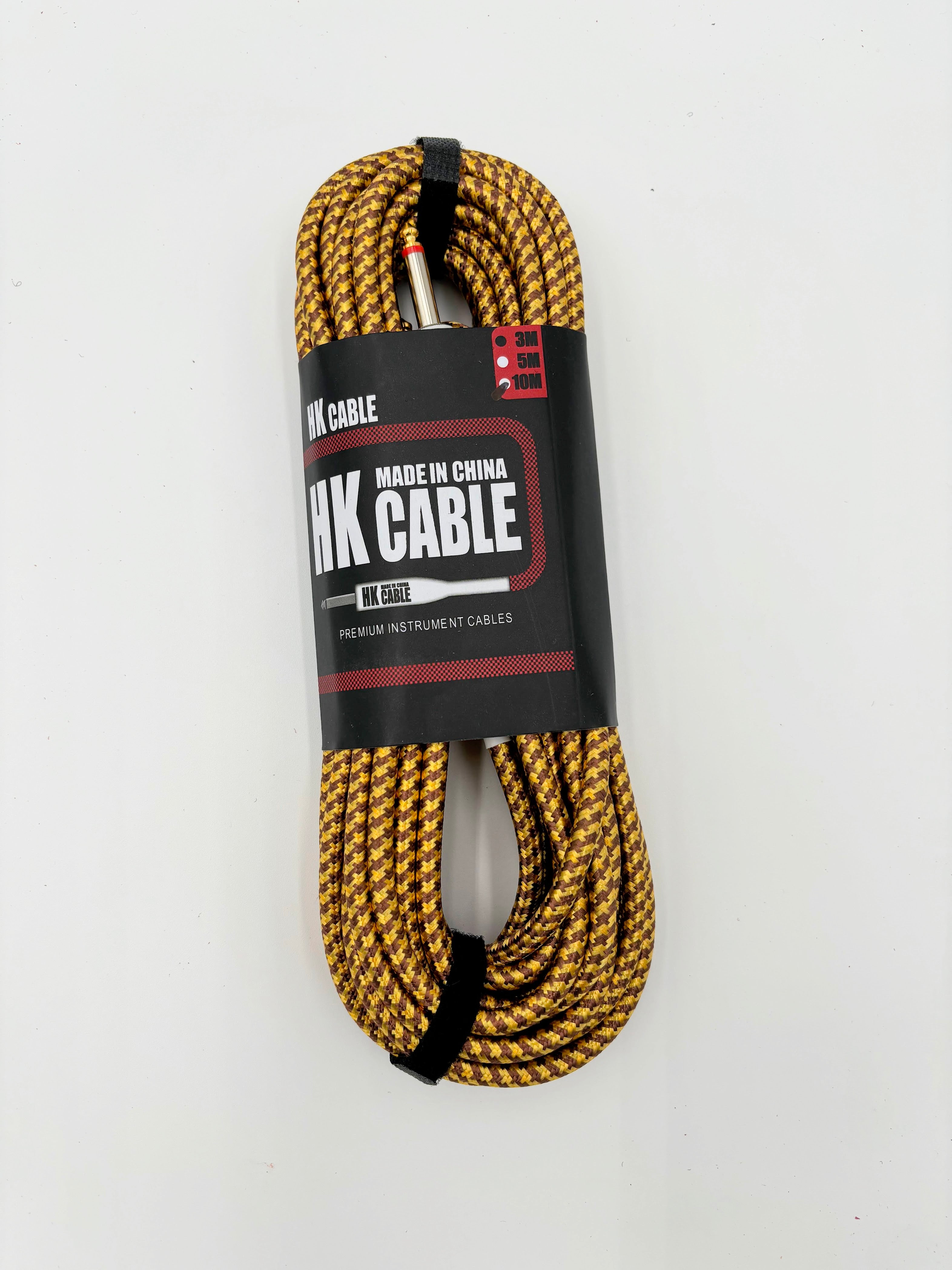 Premium 10m (30 ft) Guitar Cable – Straight Angle Jacks – High-Fidelity, Durable Design