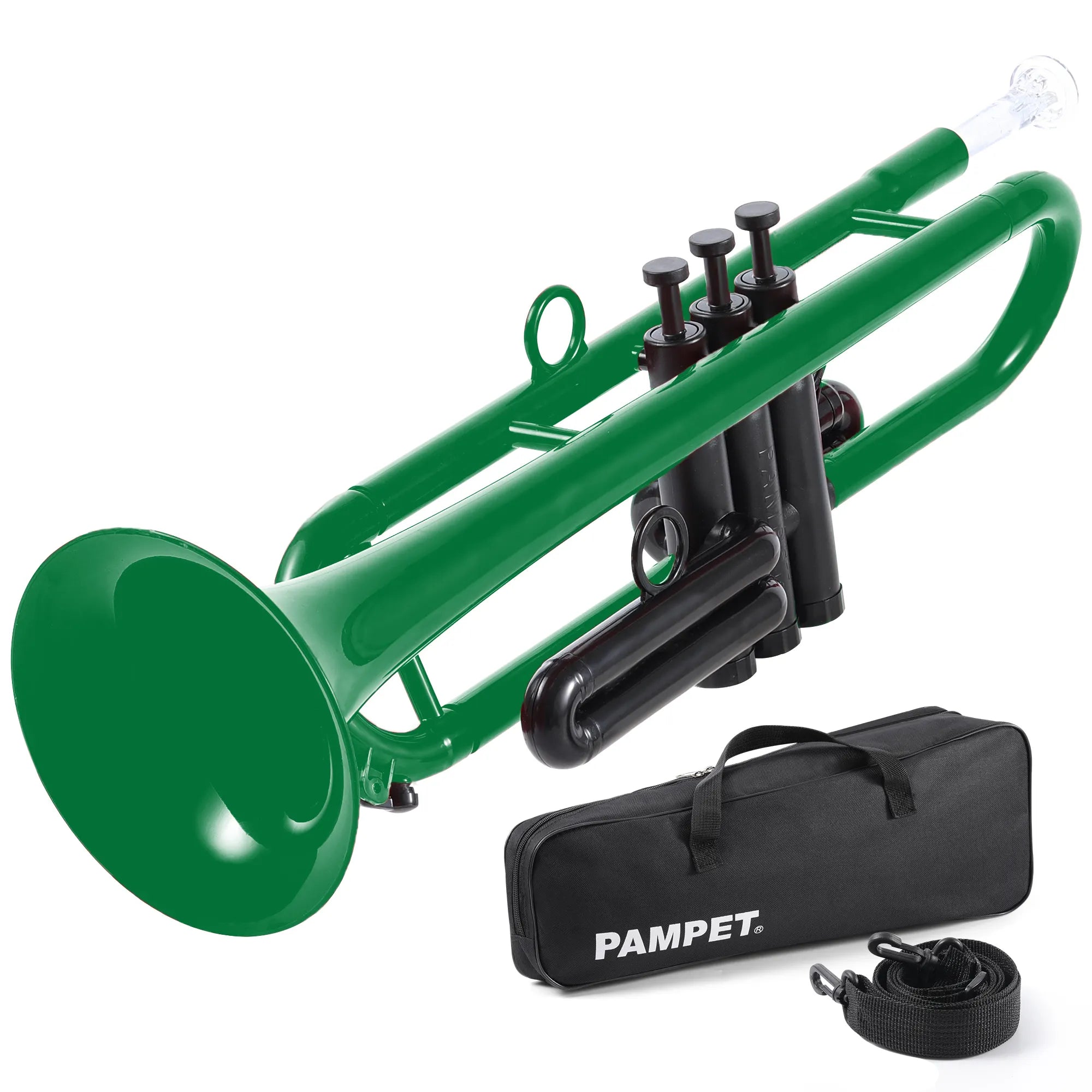 Pampet Plastic Trumpet – Bb - Lightweight Durable ABS – 6 Colors – With Bag