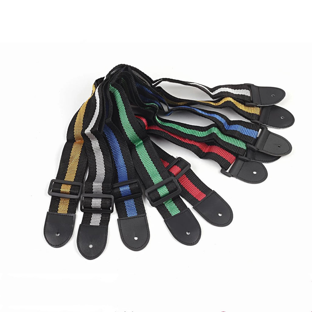 Nylon Kids & Youth Guitar Strap – Adjustable 24–45" – Multiple Colors