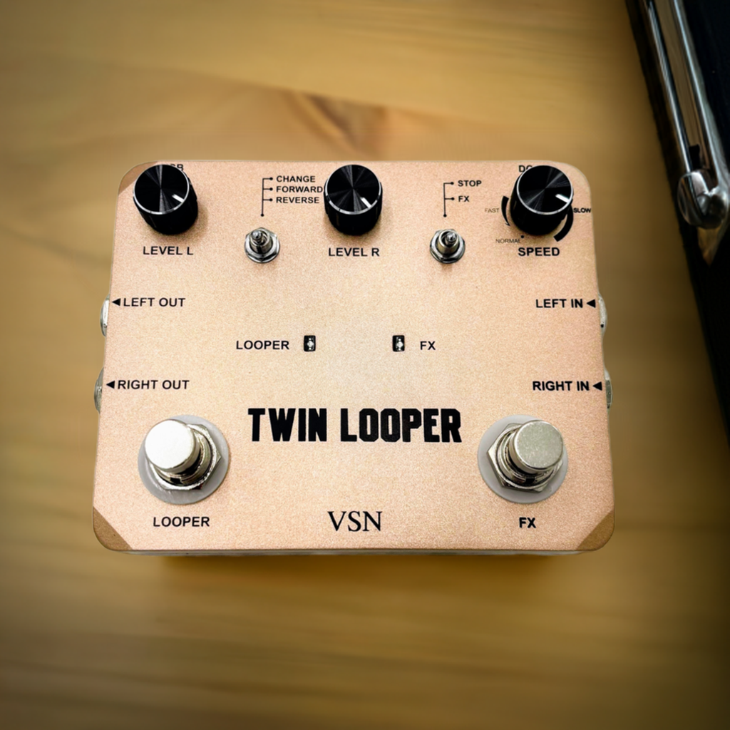 VSN / Rowin LTL-02 Twin Looper Guitar Pedal – Dual Channel, 10-Minute Recording