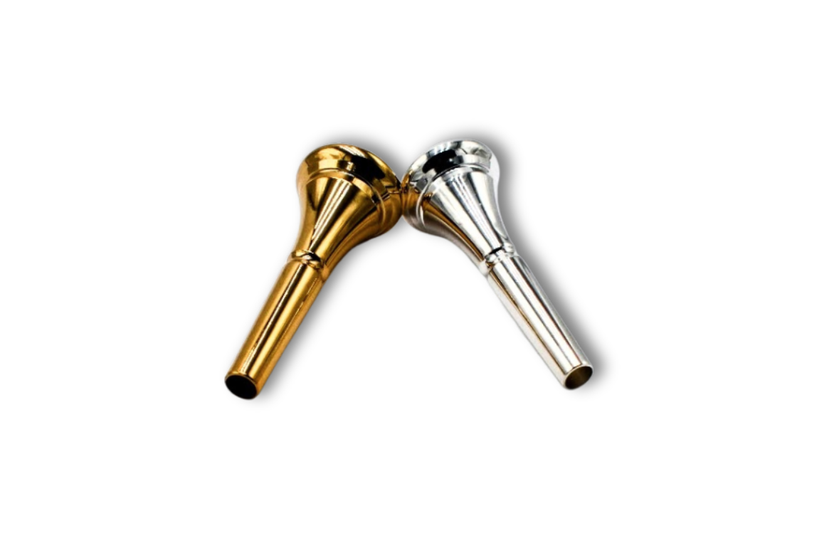 French Horn Mouthpiece – Silver or Gold Plated – Premium Brass Construction