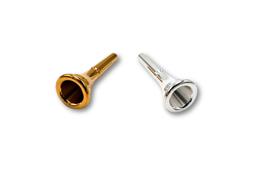French Horn Mouthpiece – Silver or Gold Plated – Premium Brass Construction
