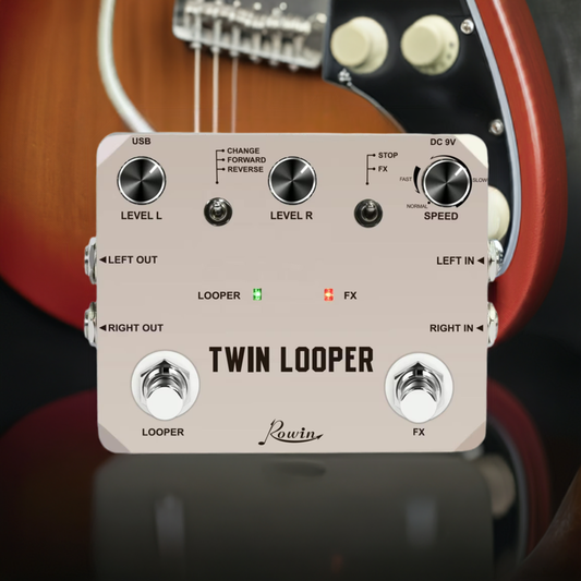 Rowin LTL-02 Twin Looper Guitar Pedal