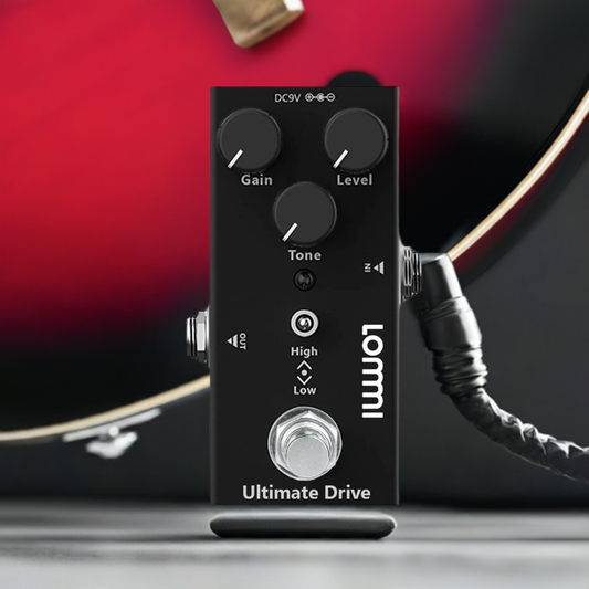 LOMMI Ultimate Drive Guitar Pedal - Distortion Mini Pedal