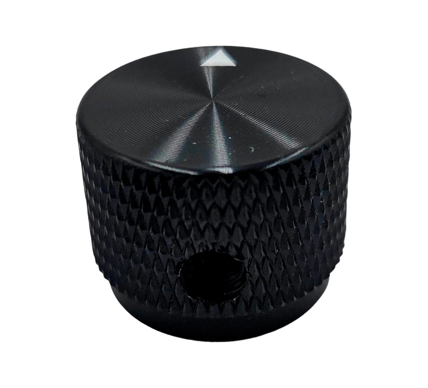 Black Aluminum Guitar Knobs Triangle Top