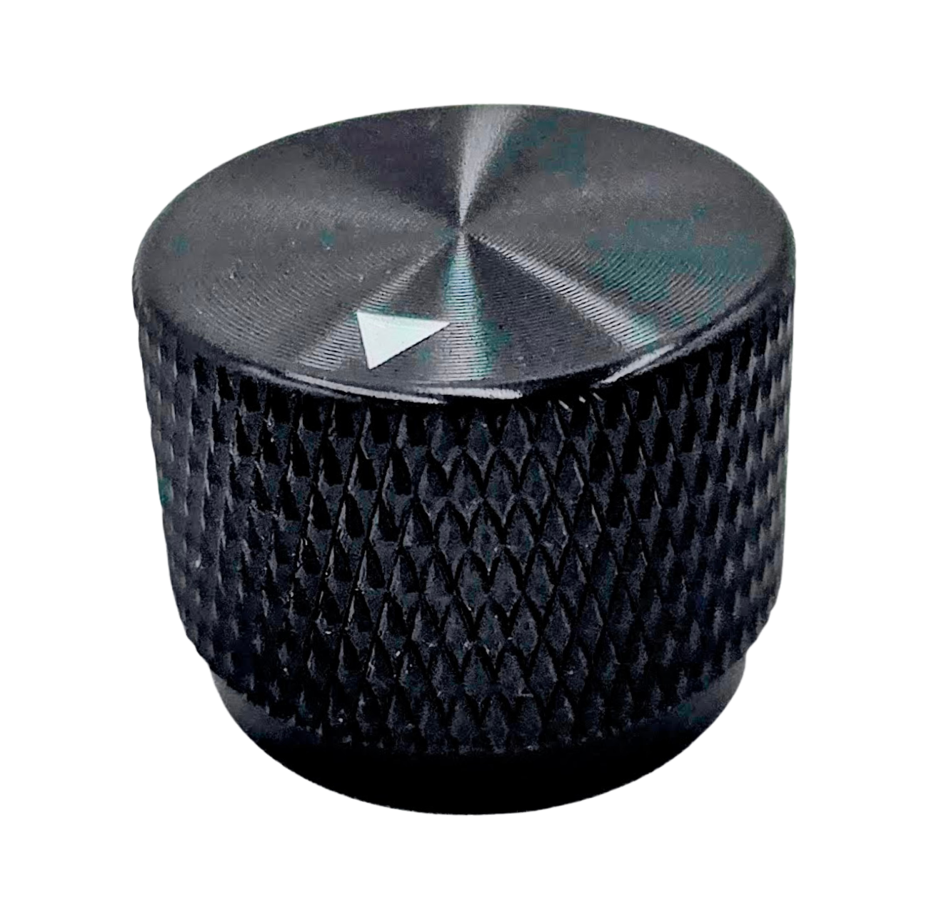 Black Aluminum Guitar Knobs Triangle Top