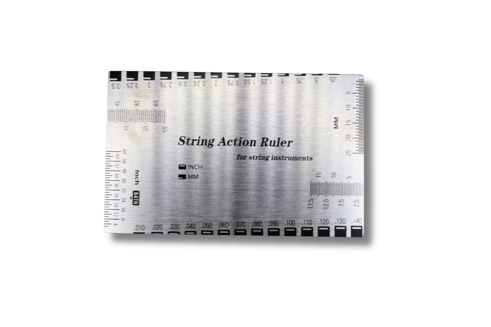 Precision Guitar String Action Gauge Ruler – Measure & Adjust with Accuracy