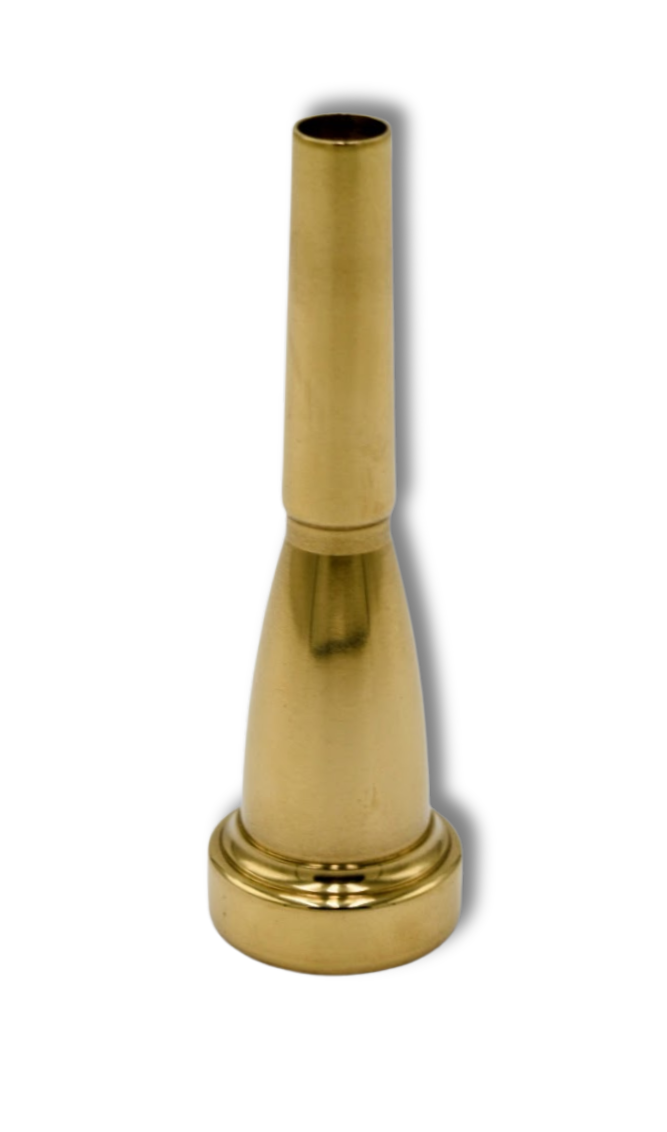 Heavyweight Megatone-Style Trumpet Mouthpiece – 3C, 5C, 7C – Gold or Silver Finish