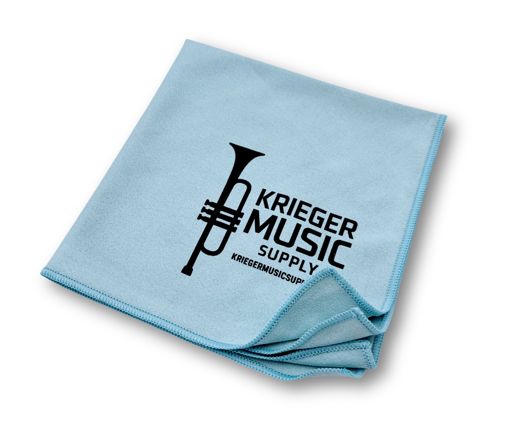 Soft polishing cloth for cleaning guitars, trumpets, trombones, and brass instruments