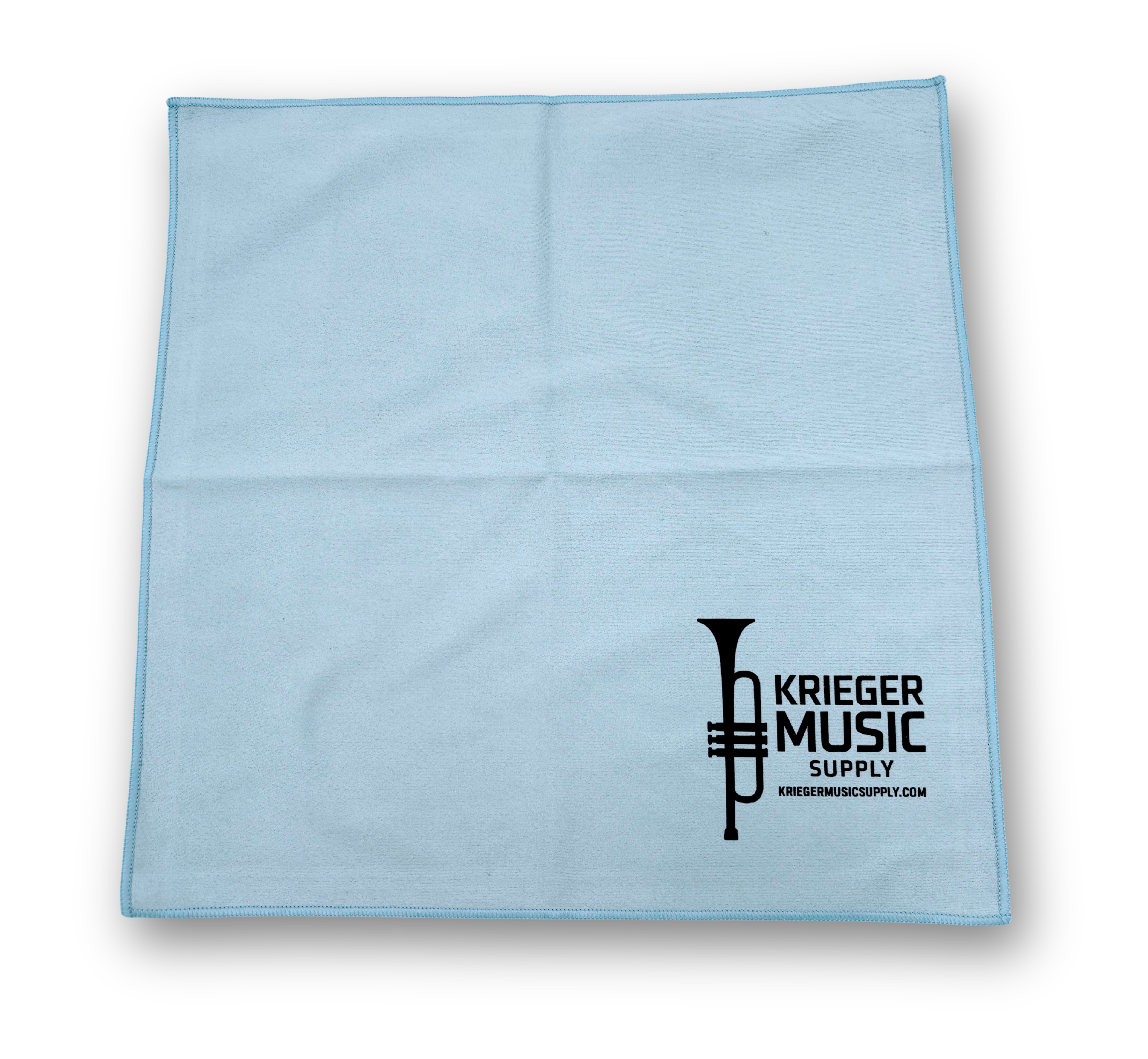 Soft polishing cloth for cleaning guitars, trumpets, trombones, and brass instruments