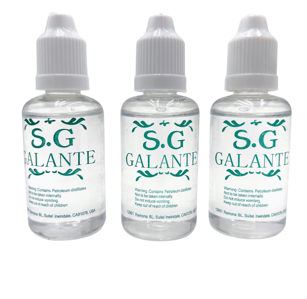 S.G. Galante Trumpet Valve Oil – 90ml/3oz Fast Action Lubricant - 3 Pack