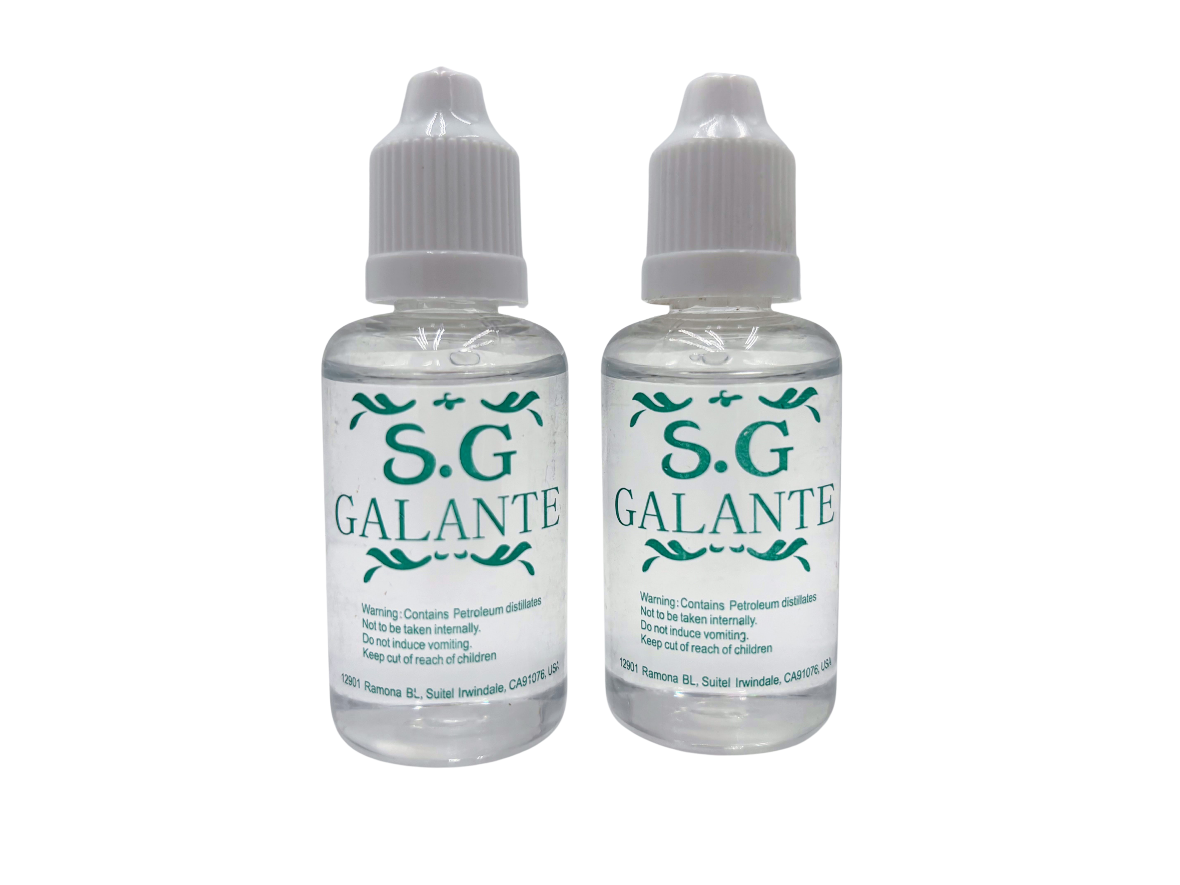 S.G. Galante 30ml trumpet valve oil bottle for fast, smooth valve action two pack